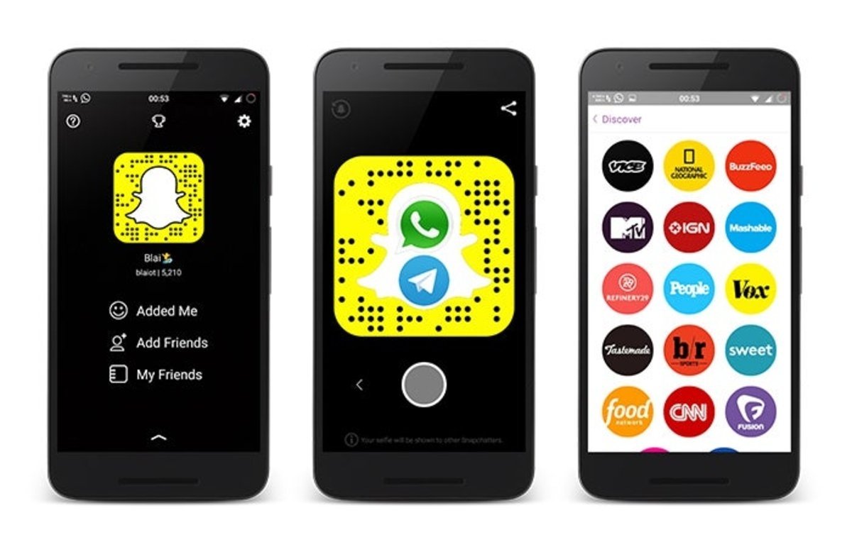 Snapchat notas de voz, videollamadas y llamadas