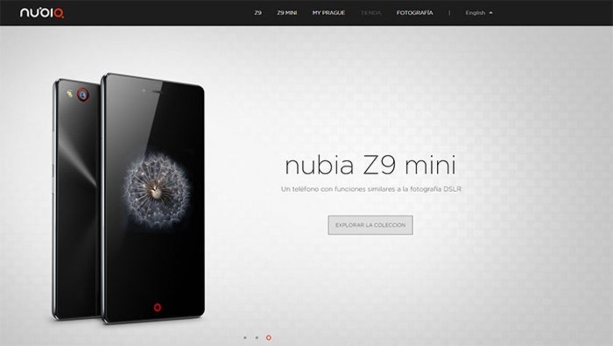 Web Nubia ZTE Z9 Mini