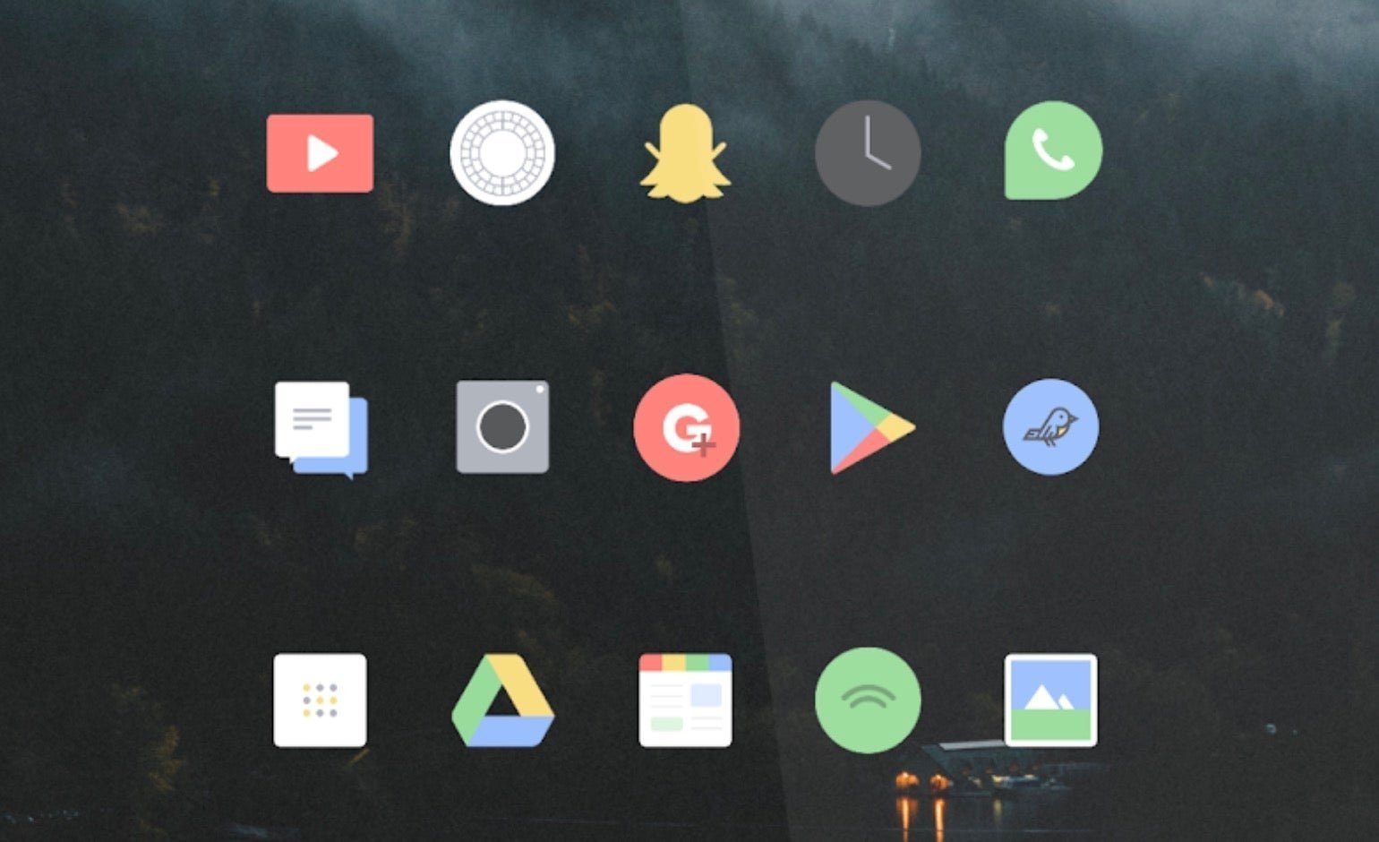Delta, pack de iconos para Android