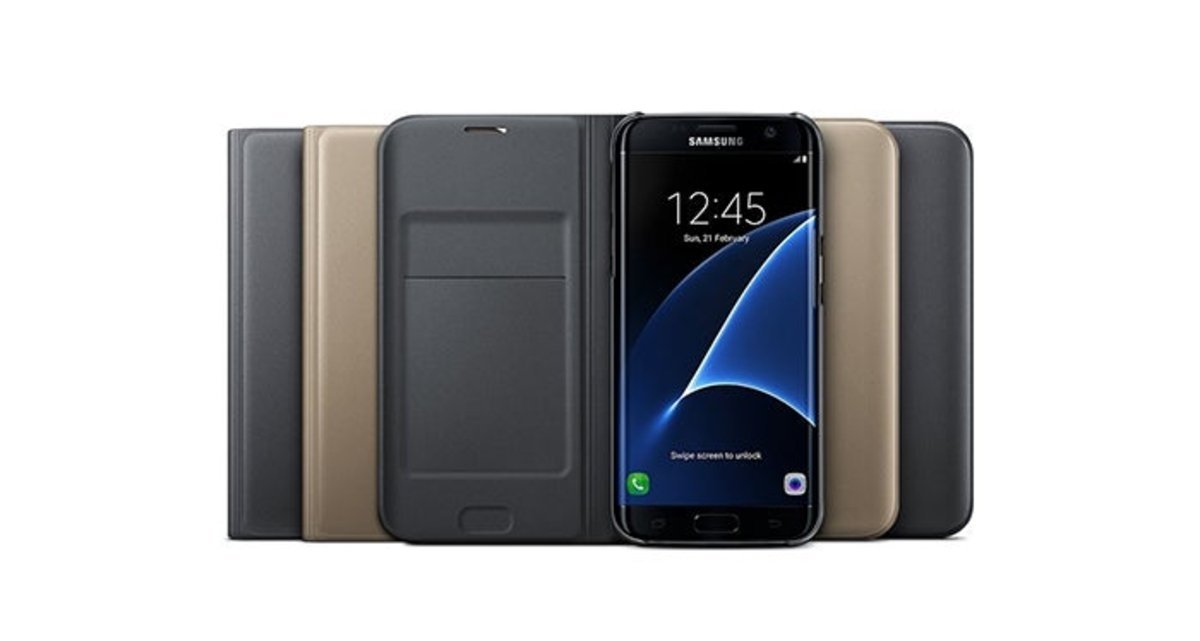 Galaxy S7 accesorios funda cartera