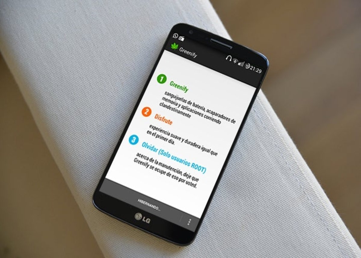 Greenify, la mejor aplicación para el ahorro de batería