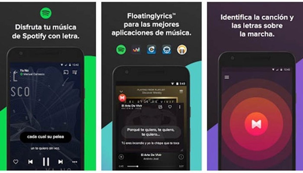 Cómo ver las letras de las canciones en Spotify, Google Play Music y otras apps de música