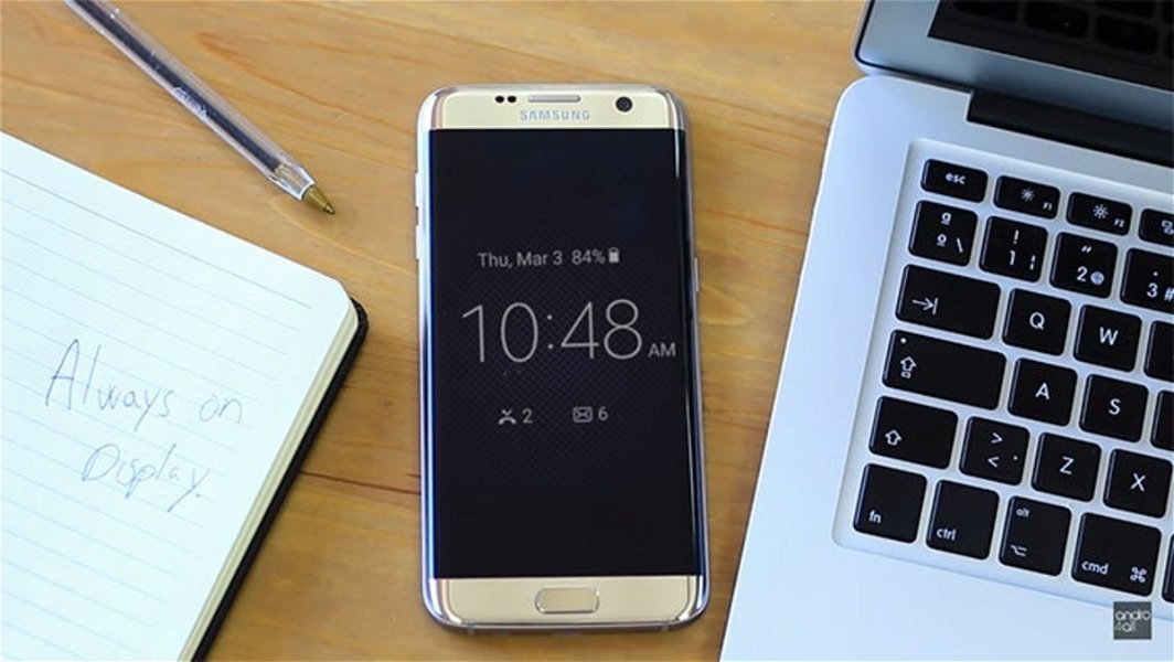 Samsung Galaxy S7 edge, Always on Display