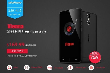 Ulefone Vienna ya en preventa por 154 euros, un teléfono para los amantes de la música Ulefone Vienna ya en preventa por 154 euros, un teléfono para los amantes de la música