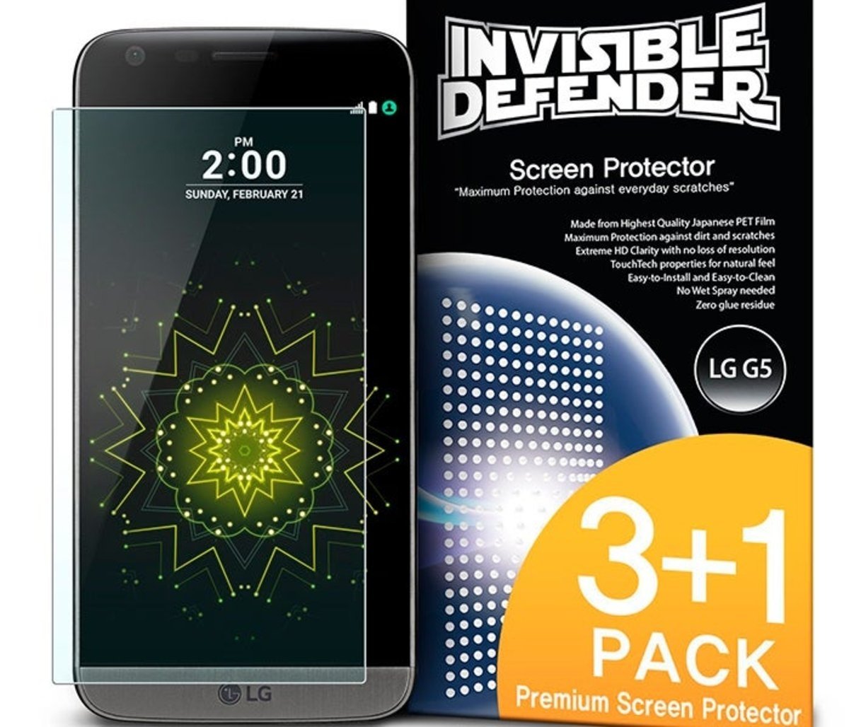 Los mejores protectores de pantalla para el LG G5