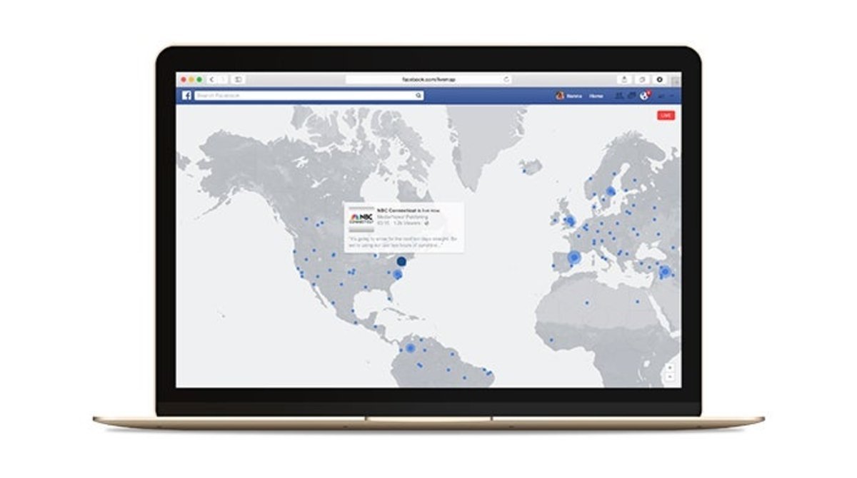 Facebook Live Video Mapa Streamings