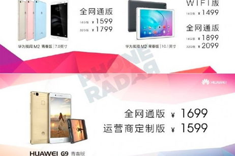 Huawei presenta el G9 Lite y su nueva tablet, la MediaPad M2 con huella dactilar Huawei presenta el G9 Lite y su nueva tablet, la MediaPad M2 con huella dactilar