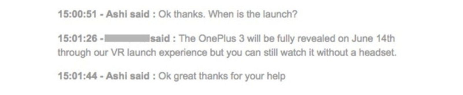filtracion fecha presentacion OnePlus 3