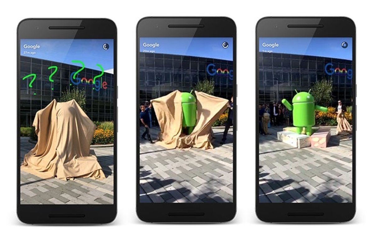 Android 7.0 desvelo Snapchat campus Google