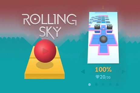 Rolling Sky, un juego con el que pasarás horas deslizando el dedo por la pantalla Rolling Sky, un juego con el que pasarás horas deslizando el dedo por la pantalla