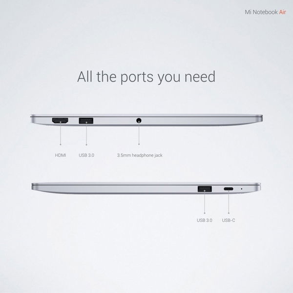 Xiaomi Mi Notebook Air, la respuesta china al MacBook Air de Apple