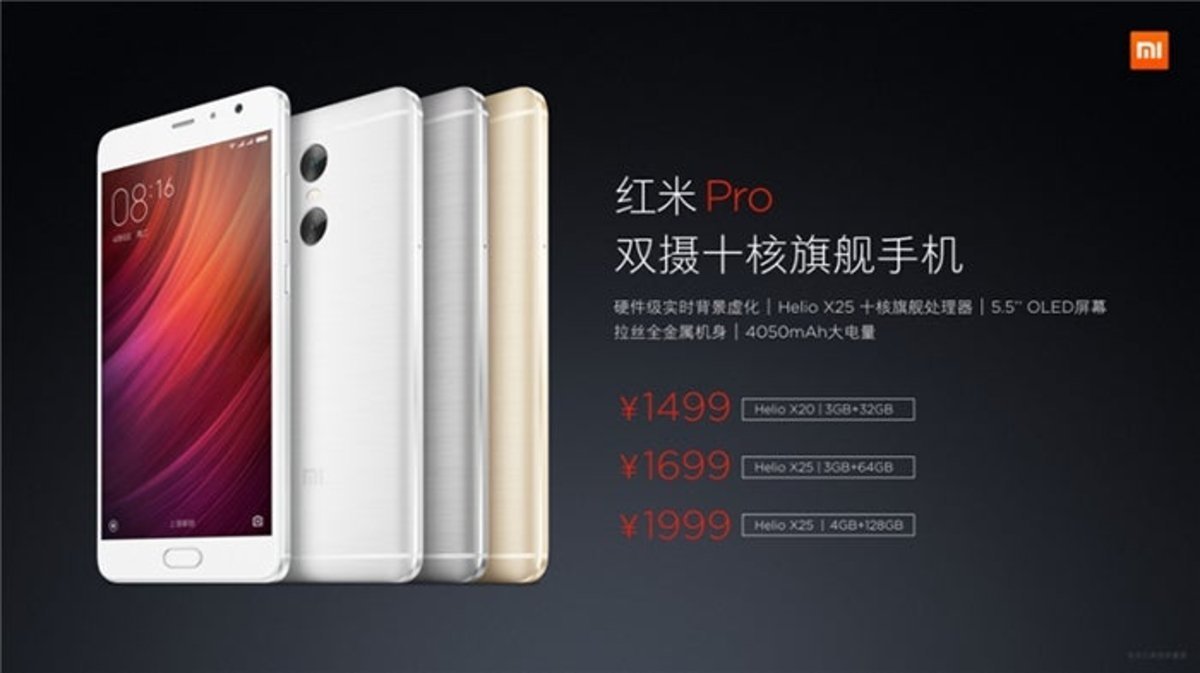 Xiaomi Redmi Pro precios