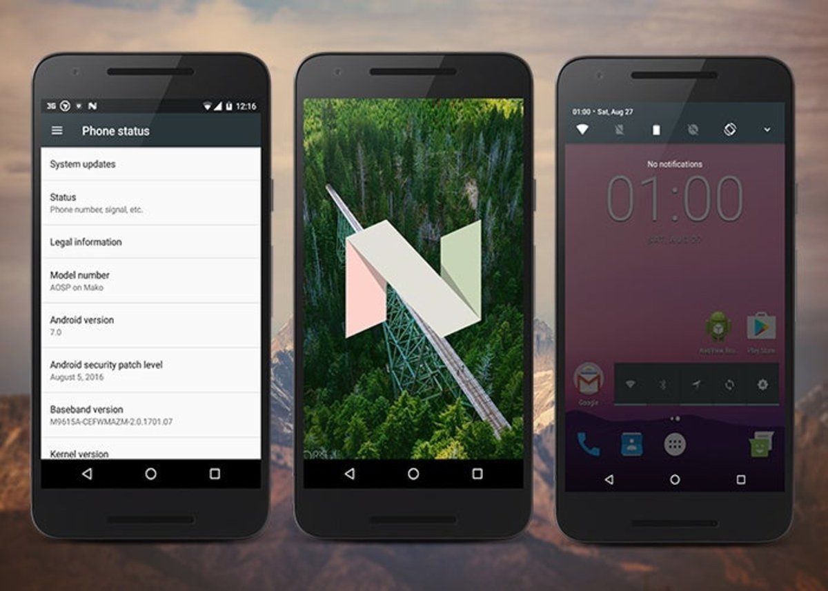 Android 7.0 Nougat Nexus 4 ROM