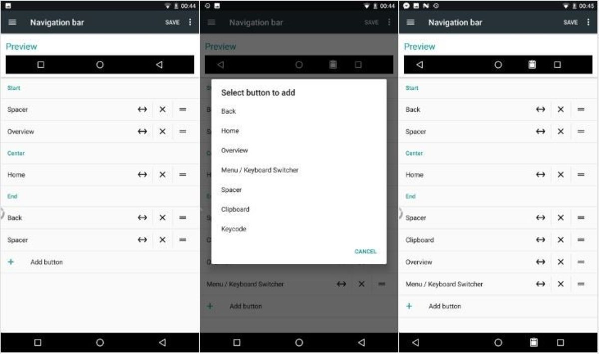 Personalizar barra de navegador Android 7.0 Nougat