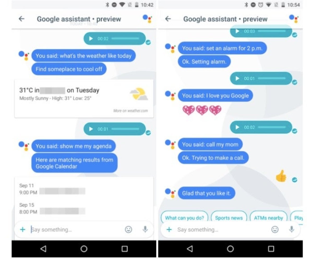 google allo conversacion assistant