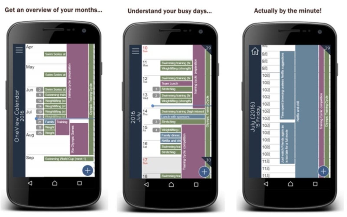oneview calendar android