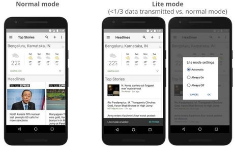 Google mejora su app del tiempo y noticias y la hace más ligera Google mejora su app del tiempo y noticias y la hace más ligera