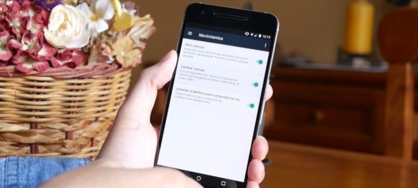 Novedades en Android 7.1 Nougat: Movimientos