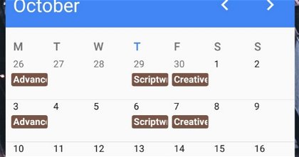 La nueva versión de Google Calendar incluye, por fin, un widget de calendario