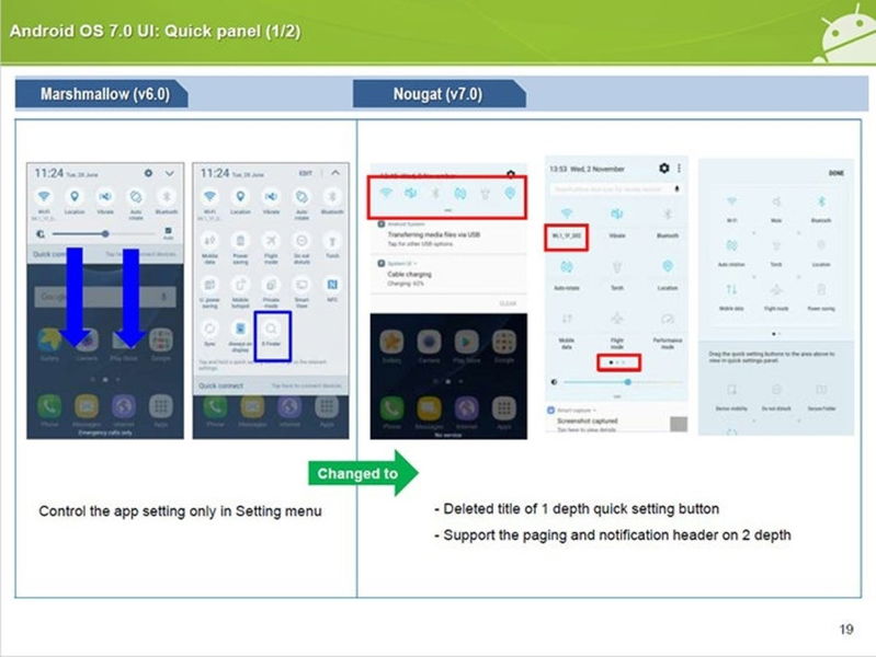 Samsung publica una guía para usar Android 7.0 Nougat en los Galaxy S7 y S7 edge