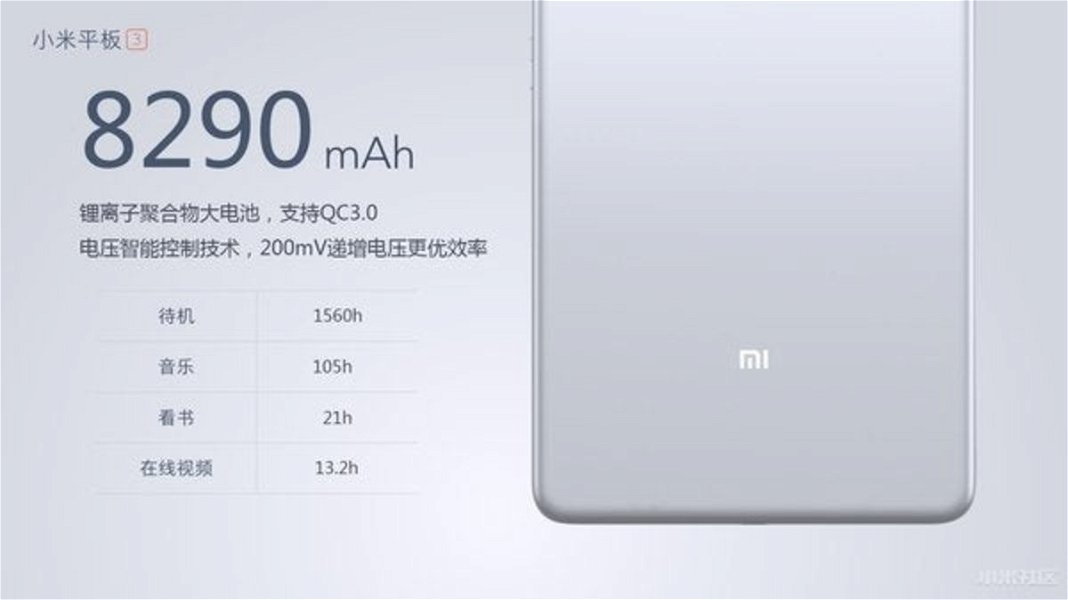 La nueva Xiaomi Mi Pad 3 con procesador Intel Core M3, filtrada con todo detalle