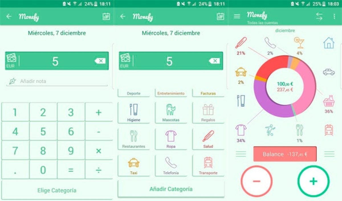 Cómo controlar tus gastos con Monefy, la app de gestión financiera