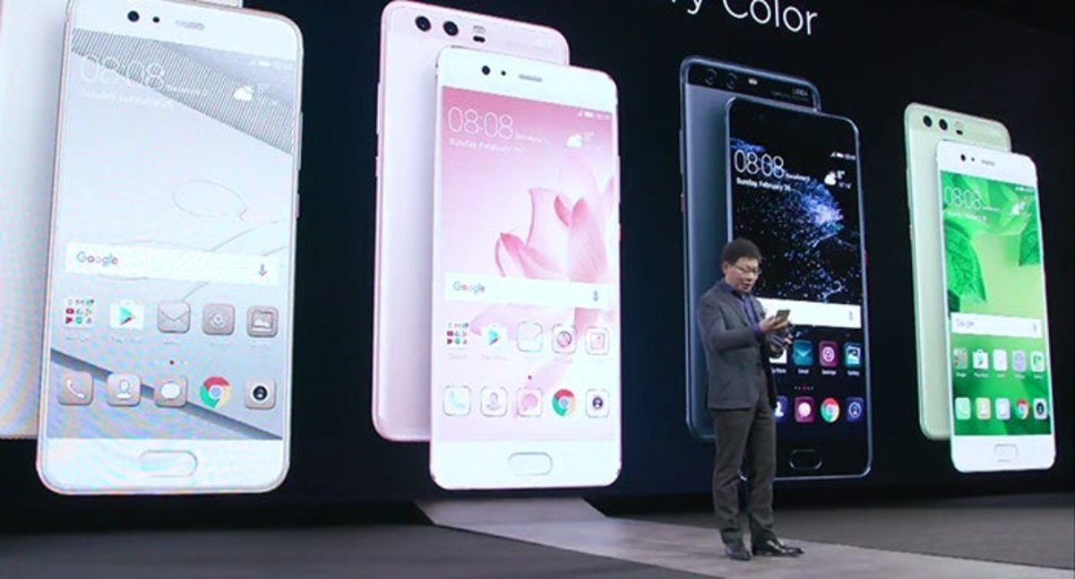 Huawei P10 Colores Presentacion