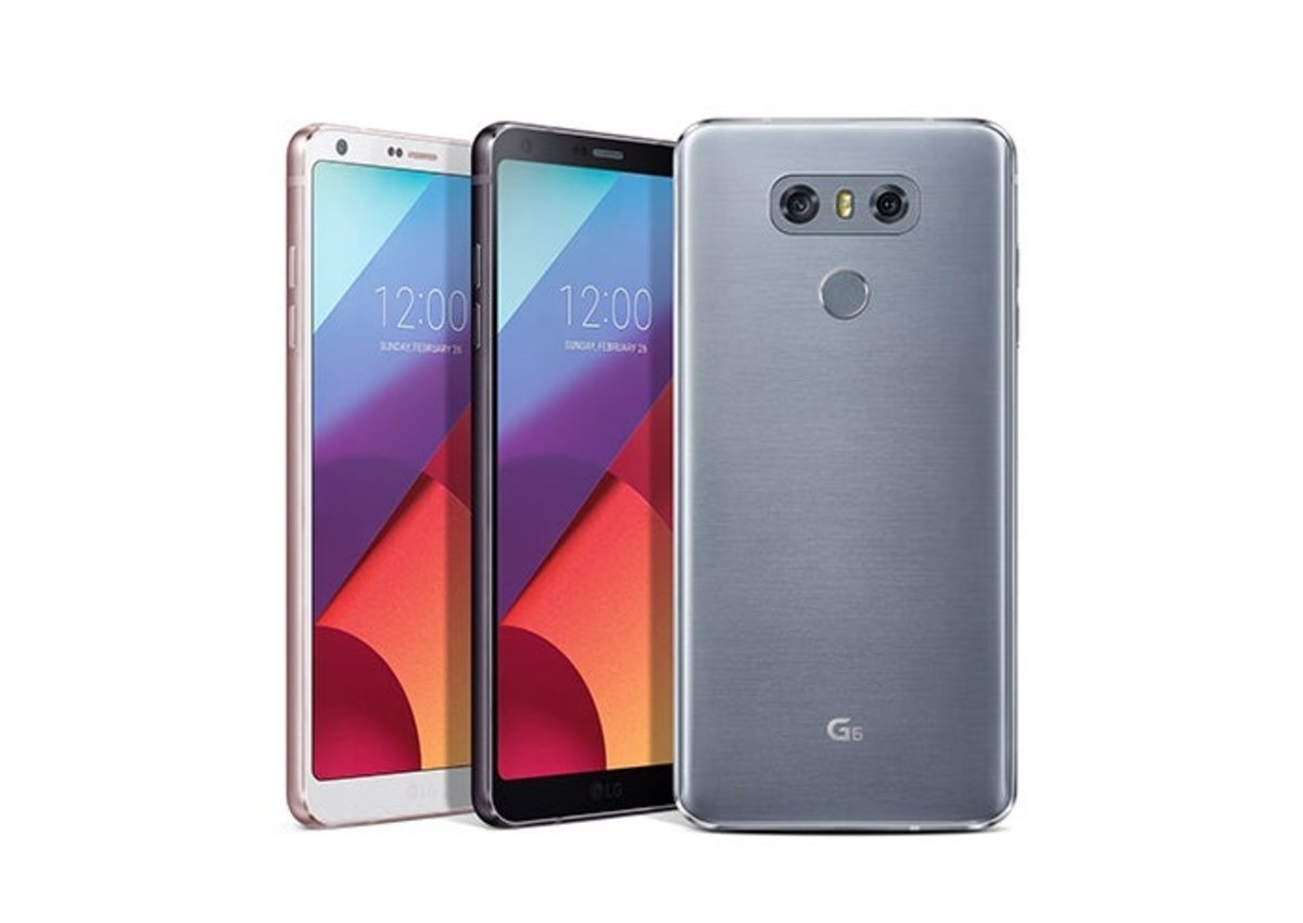 LG G6 Colores frontal destacada