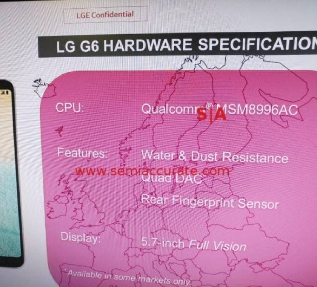 LG G6 imagen características