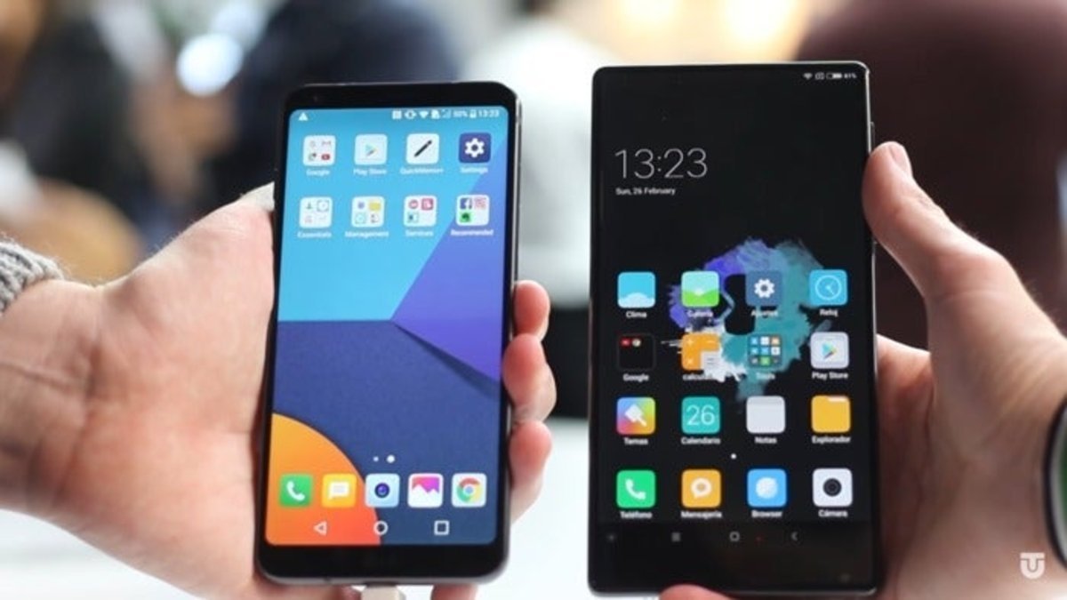 LG G6 vs Xiaomi Mi Mix comparativa en video