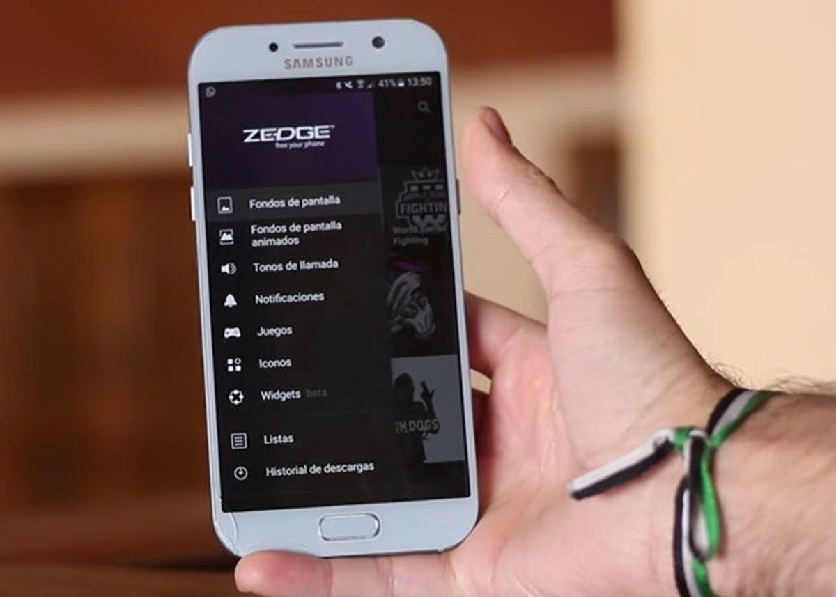 Mejores apps fondos y personalizacion Android 2017, Zedge