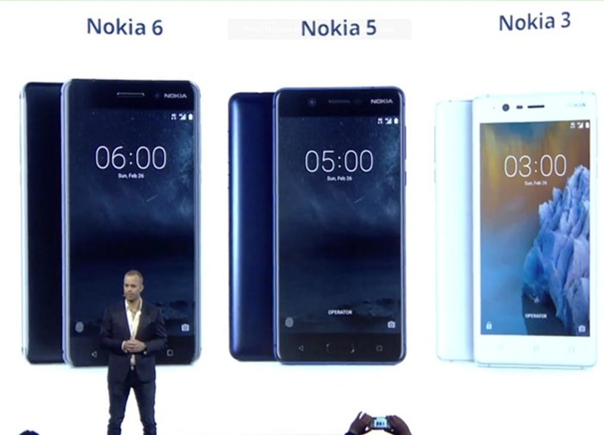 Nuevos Nokia presentacion 5 6 y 3