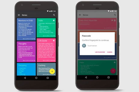 Material Notes, una app de notas protegidas con huellas y más