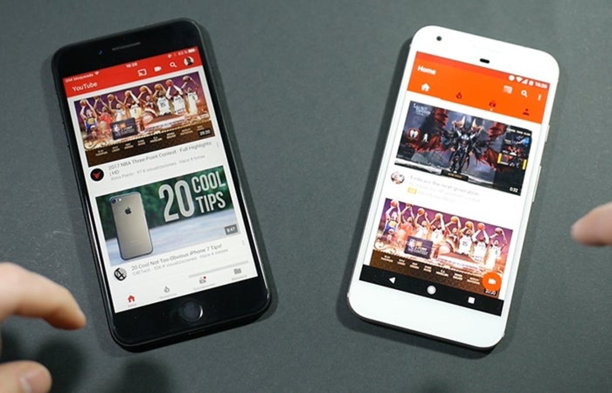 Google Pixel XL vs iPhone 7 Plus, software