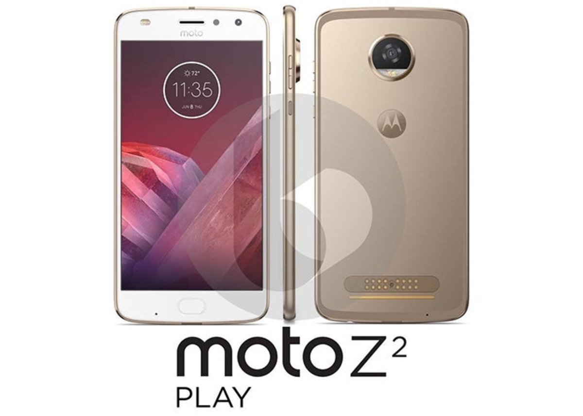 Moto Z2 Play filtrado en dorado