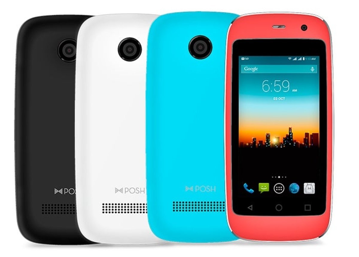 Posh Micro X, smartphone más pequeño del mundo en distintos colores