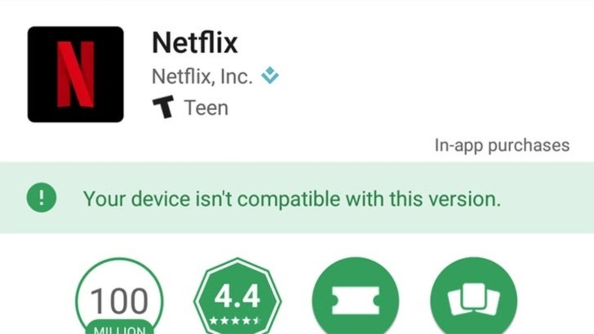 Netflix no compatible con dispositivo rooteado