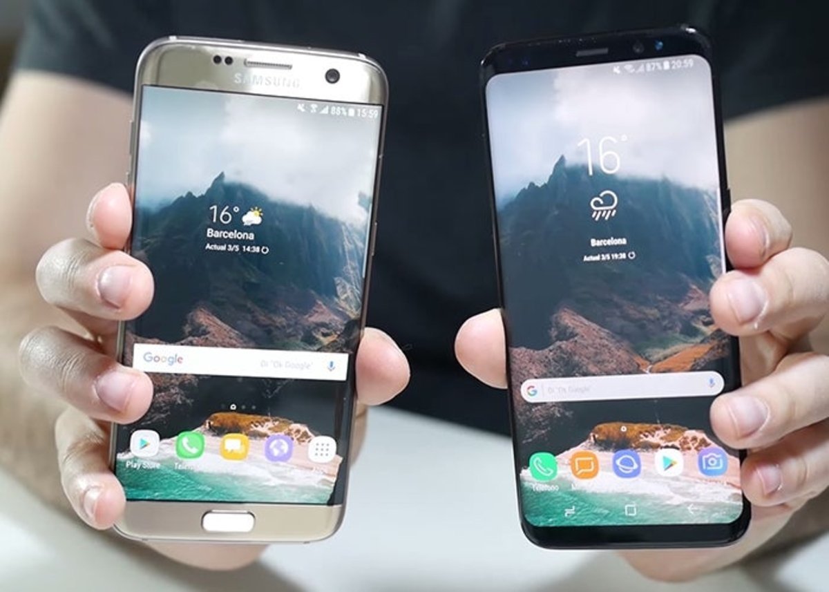Samsung Galaxy S8 vs S7 edge