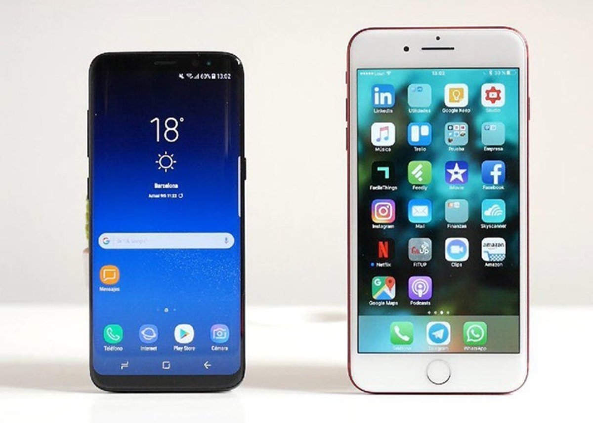 Samsung Galaxy S8 vs iPhone 7 plus, comparativa en vídeo