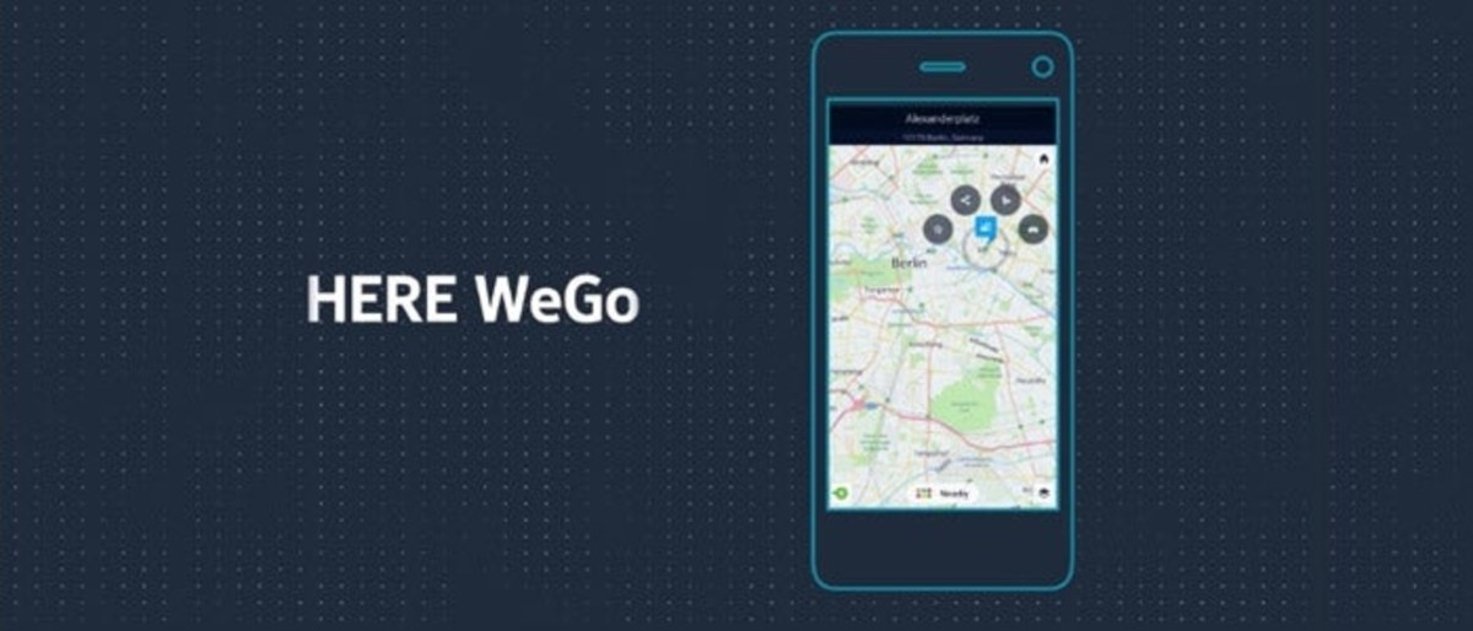Ejemplo aplicación HERE WeGo