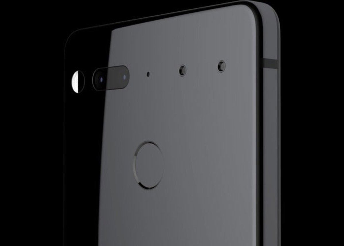 Essential Phone, parte trasera con pines para móduilos