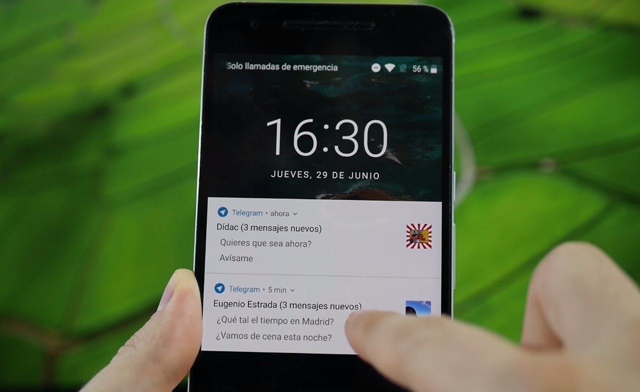 Android 8, notificaciones