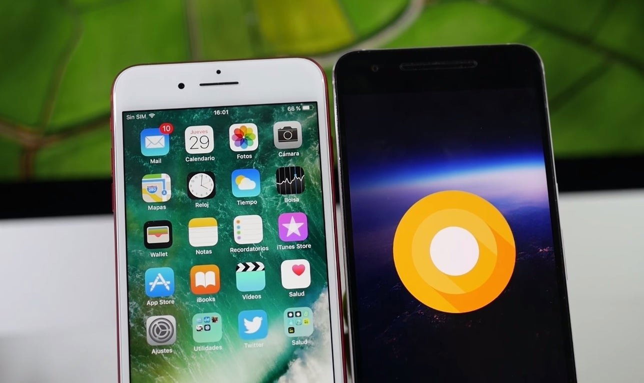 Android O vs IOS 11