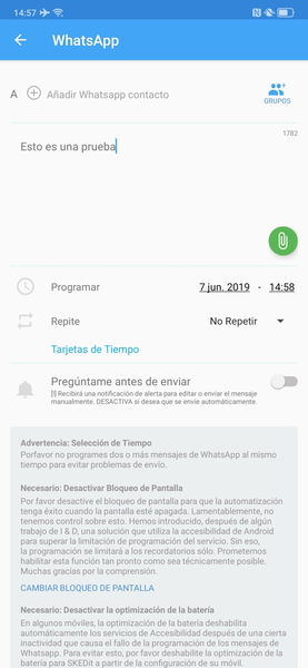 Cómo programar mensajes en WhatsApp para que se envíen automáticamente