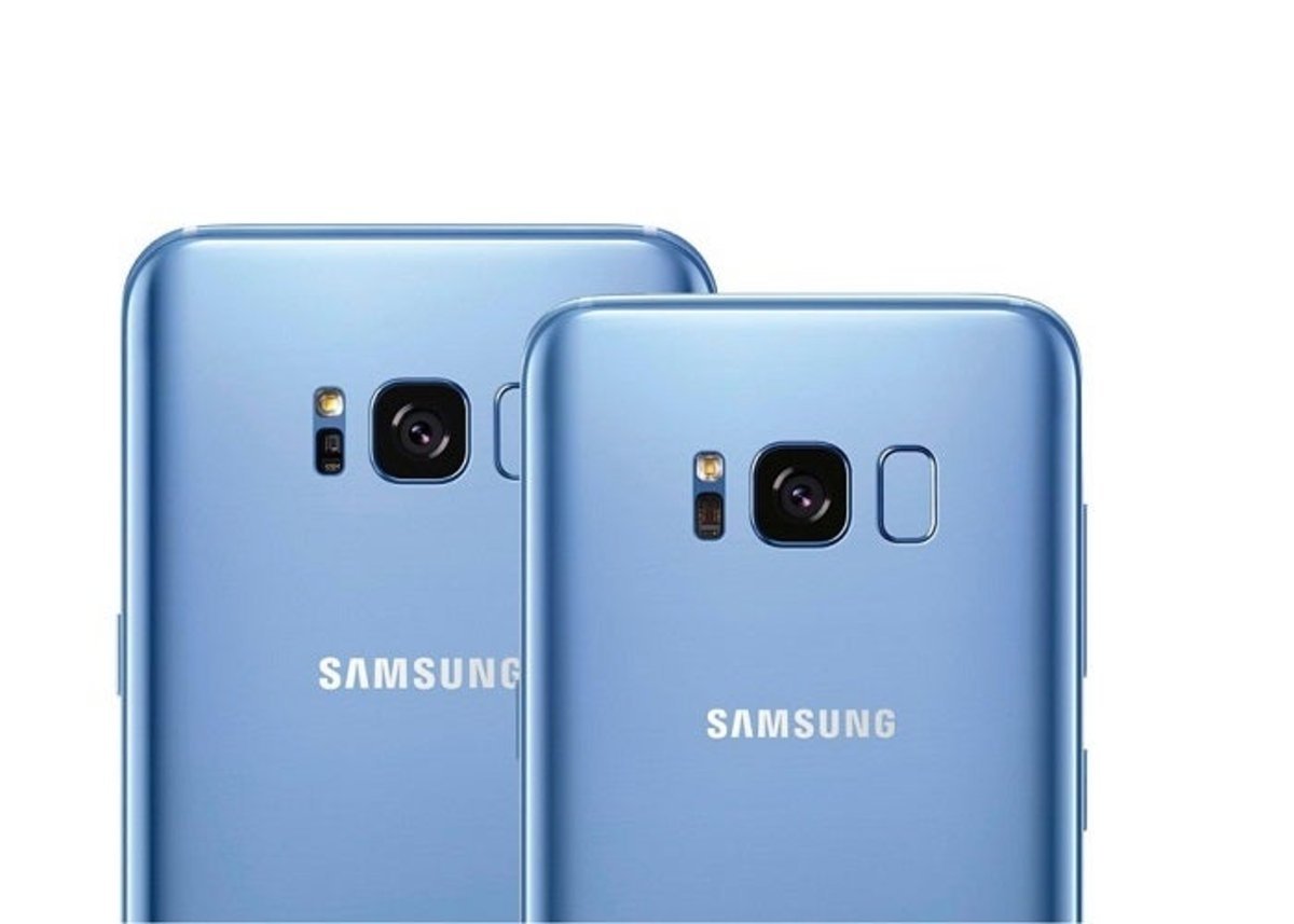 Samsung galaxy s8 azul portada