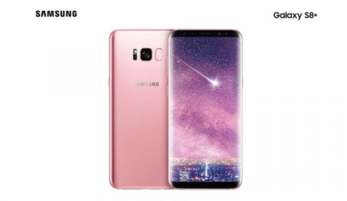 galaxy s8+ color rosa