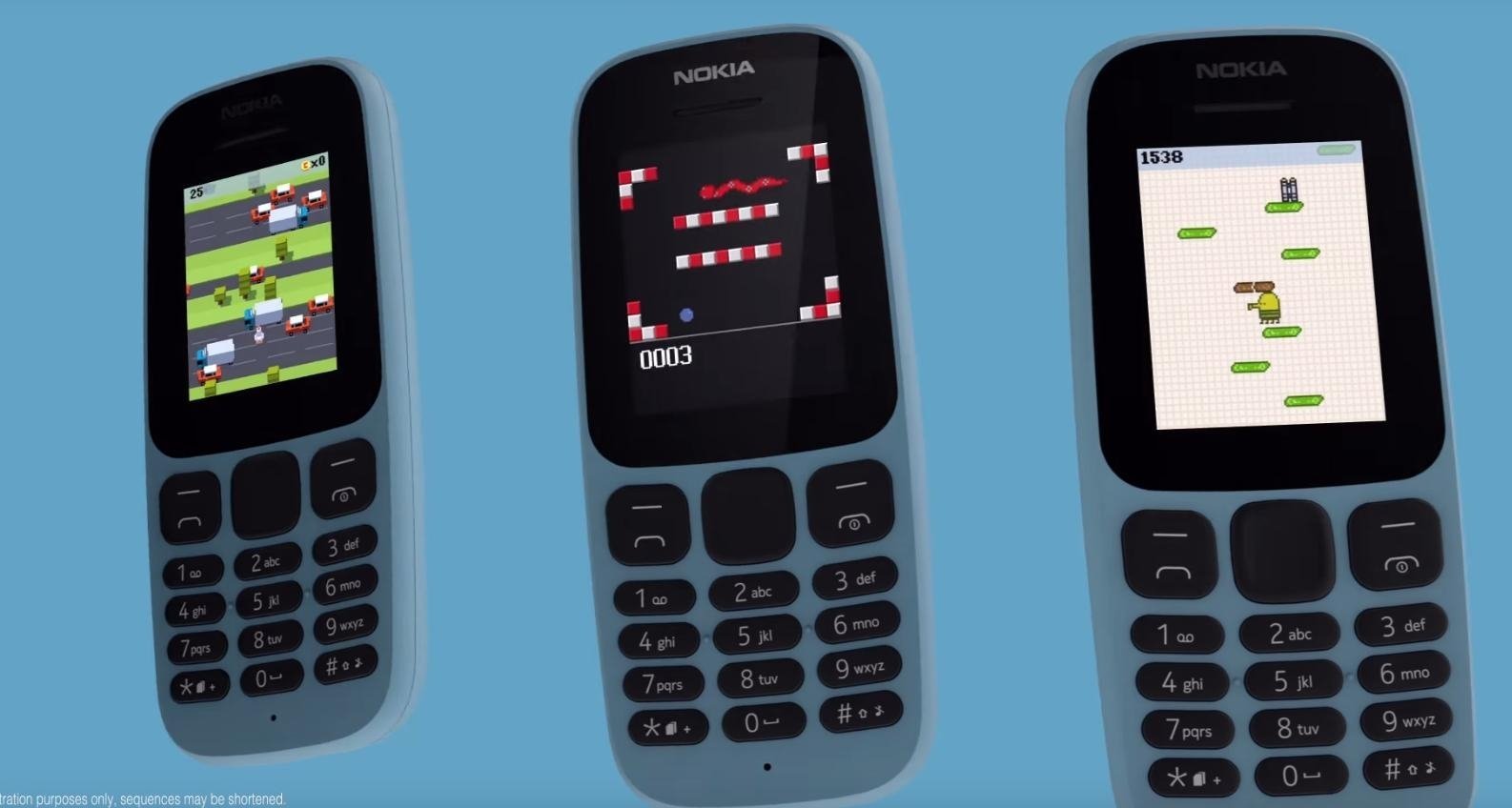 Nokia 105 juegos