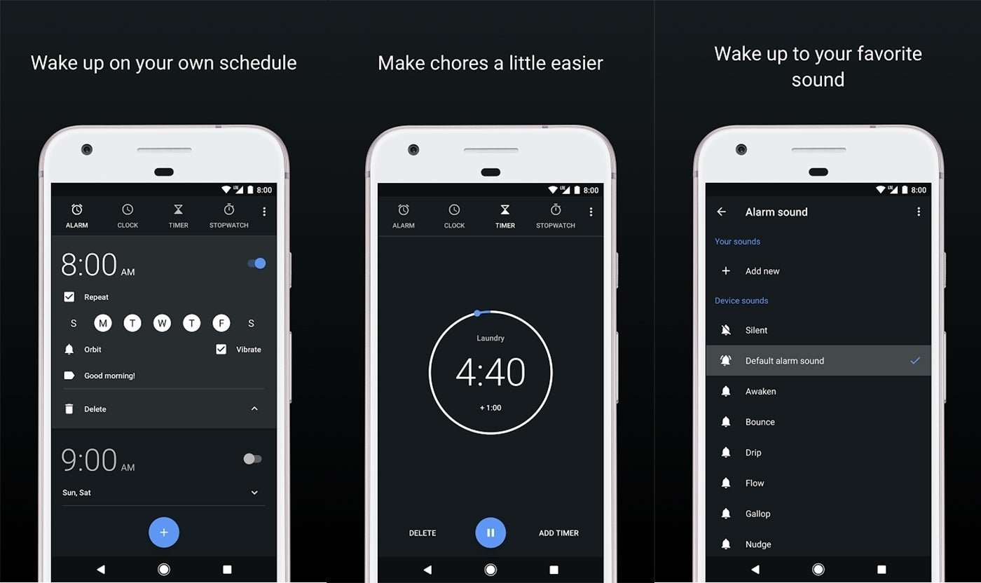 Nueva app de reloj de Google