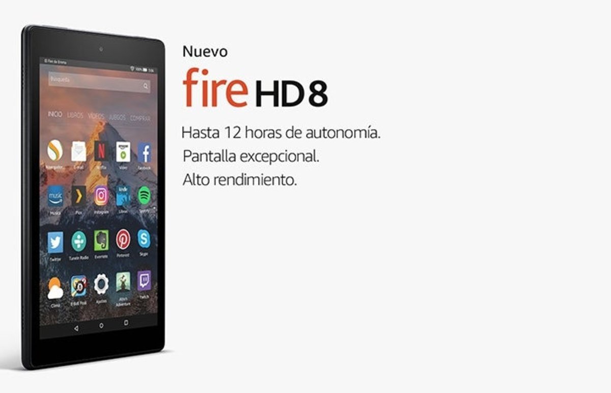 Tablet Amazon Fire HD 8 pulgadas Amazon Prime Day