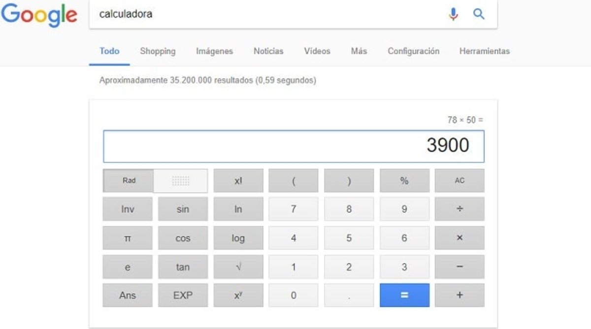 calculdora google